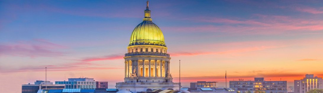 Madison Capitol at Dusk